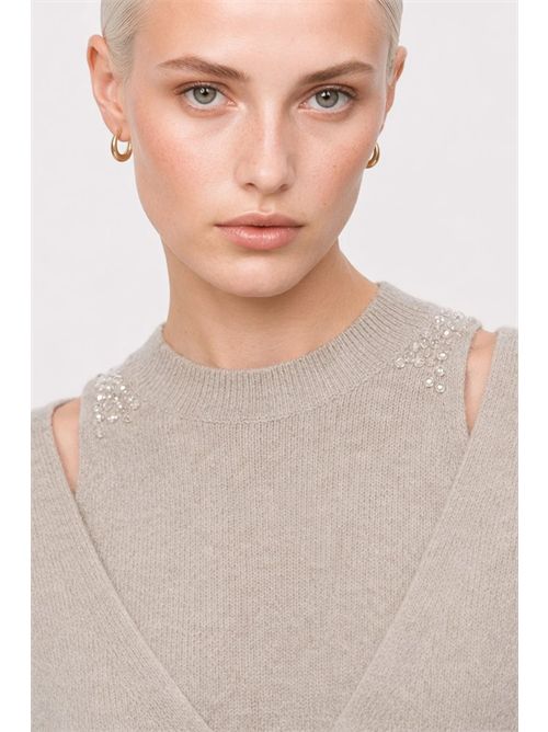 Maglia a maniche lunghe in misto lana con scollo a v KOCCA | CRAIG/60006